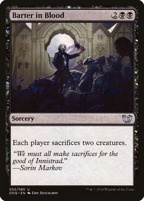 Barter in Blood card from Duel Decks: Blessed vs. Cursed