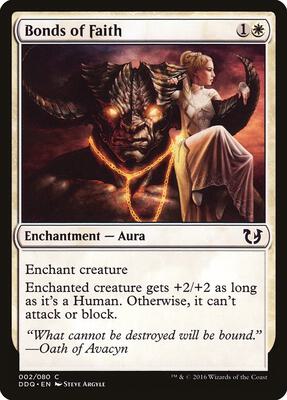 Bonds of Faith card from Duel Decks: Blessed vs. Cursed