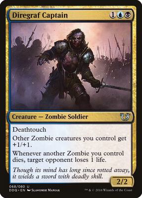 Diregraf Captain card from Duel Decks: Blessed vs. Cursed