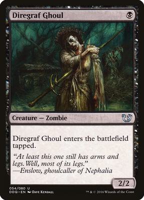 Diregraf Ghoul card from Duel Decks: Blessed vs. Cursed