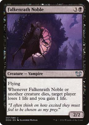 Falkenrath Noble card from Duel Decks: Blessed vs. Cursed