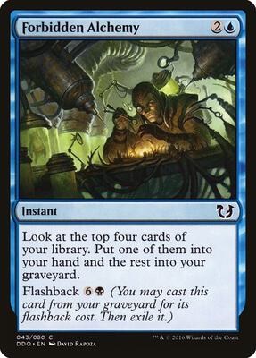 Forbidden Alchemy card from Duel Decks: Blessed vs. Cursed