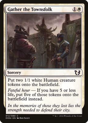 Gather the Townsfolk card from Duel Decks: Blessed vs. Cursed