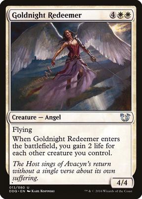 Goldnight Redeemer card from Duel Decks: Blessed vs. Cursed