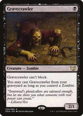 Gravecrawler card from Duel Decks: Blessed vs. Cursed