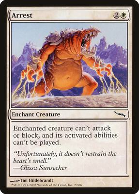 Arrest card from Mirrodin