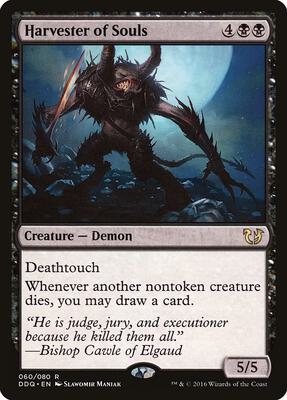 Harvester of Souls card from Duel Decks: Blessed vs. Cursed