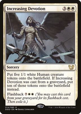 Increasing Devotion card from Duel Decks: Blessed vs. Cursed