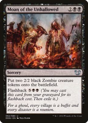 Moan of the Unhallowed card from Duel Decks: Blessed vs. Cursed