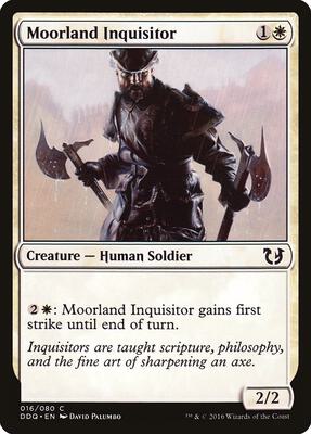 Moorland Inquisitor card from Duel Decks: Blessed vs. Cursed