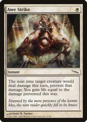 Awe Strike card from Mirrodin