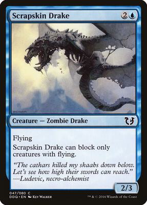 Scrapskin Drake card from Duel Decks: Blessed vs. Cursed