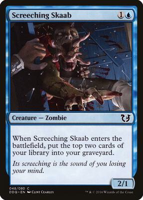 Screeching Skaab card from Duel Decks: Blessed vs. Cursed