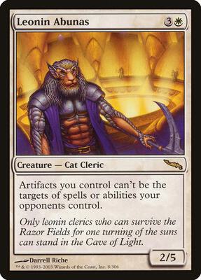 Leonin Abunas card from Mirrodin