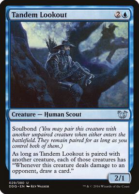 Tandem Lookout card from Duel Decks: Blessed vs. Cursed