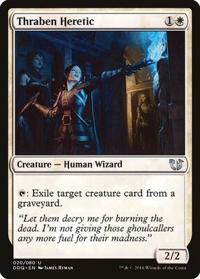 Thraben Heretic card from Duel Decks: Blessed vs. Cursed