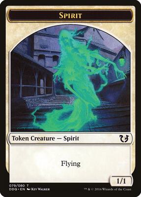 Spirit Token card from Duel Decks: Blessed vs. Cursed