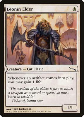 Leonin Elder card from Mirrodin