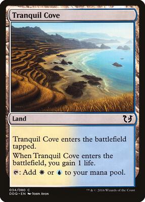 Tranquil Cove card from Duel Decks: Blessed vs. Cursed