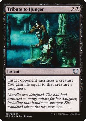Tribute to Hunger card from Duel Decks: Blessed vs. Cursed