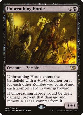 Unbreathing Horde card from Duel Decks: Blessed vs. Cursed
