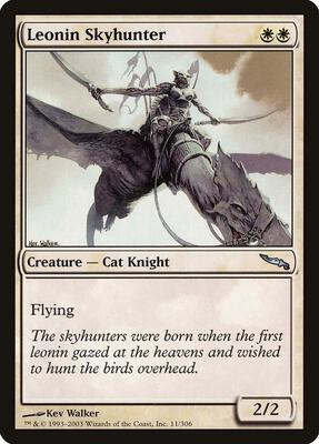 Leonin Skyhunter card from Mirrodin