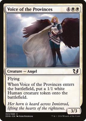 Voice of the Provinces card from Duel Decks: Blessed vs. Cursed