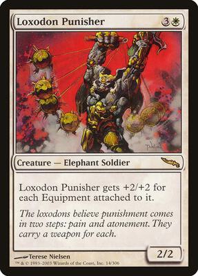 Loxodon Punisher card from Mirrodin