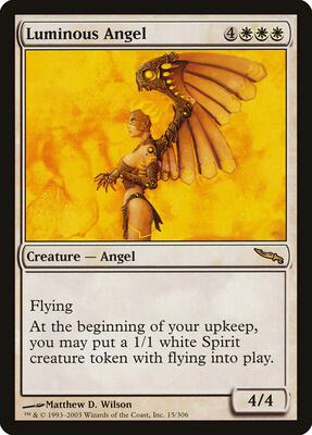 Luminous Angel card from Mirrodin