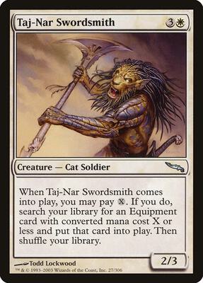 Taj-Nar Swordsmith card from Mirrodin