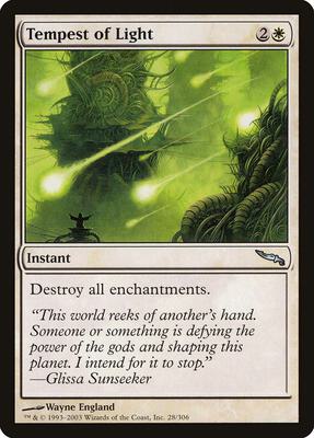 Tempest of Light card from Mirrodin