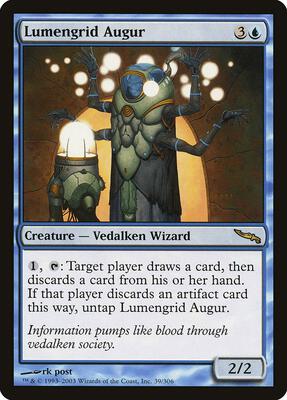 Lumengrid Augur card from Mirrodin