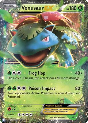 Venusaur EX card from Generations