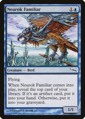 Neurok Familiar card from Mirrodin