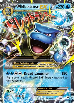 M Blastoise EX card from Generations