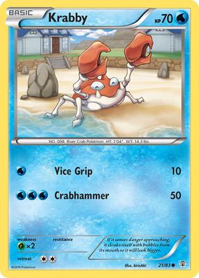 Krabby card from Generations