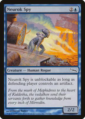 Neurok Spy card from Mirrodin