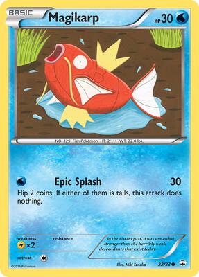 Magikarp card from Generations