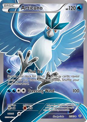 Articuno card from Generations