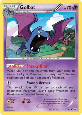 Golbat card from Generations