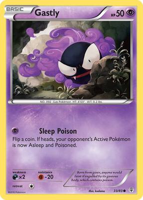 Gastly card from Generations