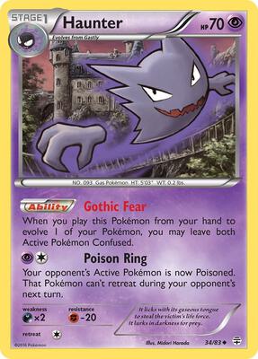 Haunter card from Generations