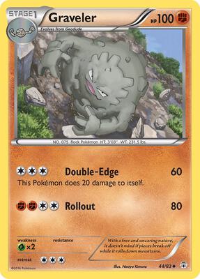 Graveler card from Generations