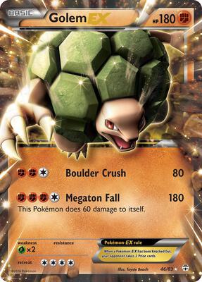 Golem EX card from Generations