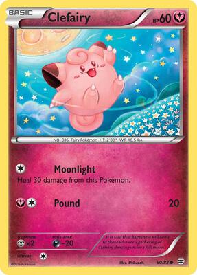 Clefairy card from Generations