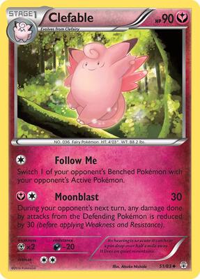 Clefable card from Generations