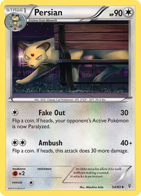 Persian card from Generations