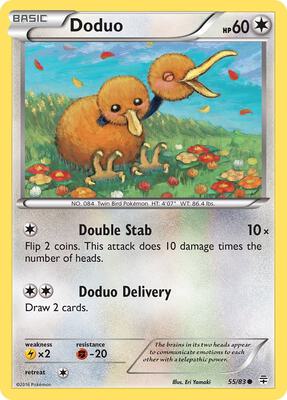 Doduo card from Generations