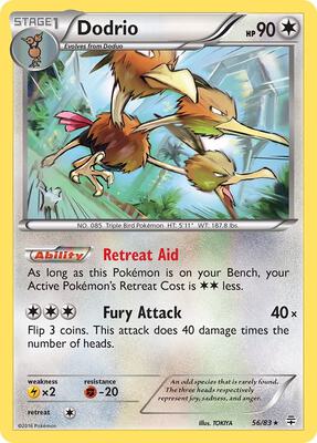 Dodrio card from Generations