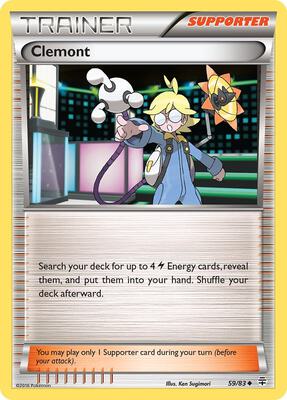 Clemont card from Generations